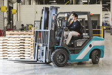 New Diesel Forklifts Elevate Ergonomics and Productivity
