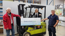 Rotary helps purchase forklift for Habitat for Humanity Okanagan