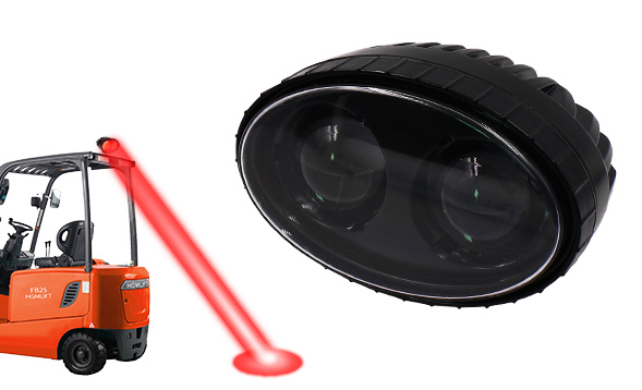 Waytronic：LED red light forklift warning light red arrow warning light