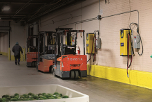 Lithium looms large for electric lift trucks