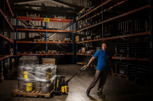 Compact new Hyster® lithium-ion pallet trucks to boost efficiency
