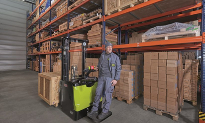 Clark high-lift truck with Lithium-Ion technology