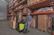 Clark high-lift truck with Lithium-Ion technology