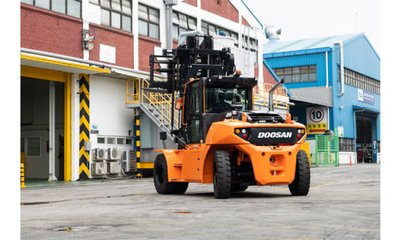 Doosan powers up with fuel-efficient heavy lifting 9-Series