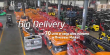 Big Delivery: 70+ Units of Aerial Platforms to Overseas Market
