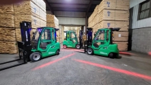 Hangcha Lithium Powered Forklifts Applied in the Wood Industry