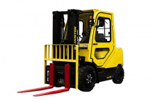 New Hyster electric forklift lithium-ion battery powered forklifts