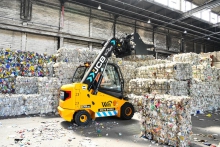 Wastemasters goes electric with JCB Teletruk electric forklifts