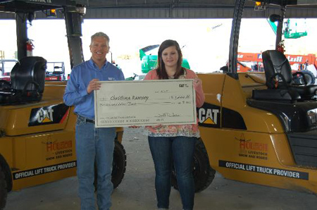 Cat Lift Trucks Awards $5,000 Scholarships to Two Outstanding Houston-area Seniors Pursuing Higher E