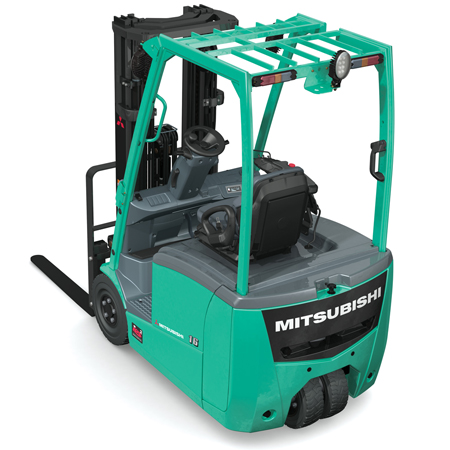 Mitsubishi Forklift Trucks Introduces New Three-Wheel Electric Forklift for North America and Latin 