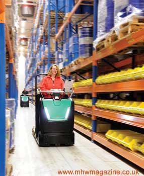 VELIA ES order pickers aim to keep Mitsubishi ahead of the pack