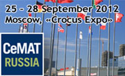 TMHE Presents Forklift Solutions and Technologies at CeMAT Russia 2012