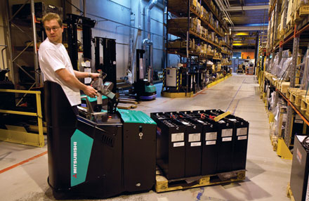 Heavy duty model added to Mitsubishi platform power pallet series