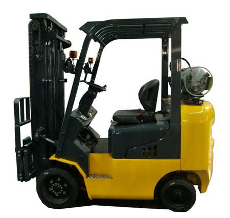 UN's new short wheel base forklift