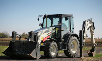 Terex&reg; TLB840 backhoe loader works for the Lubrza Municipality community in Poland