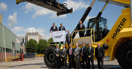 Hyster forklift trucks celebrates 60 years of Big Truck production