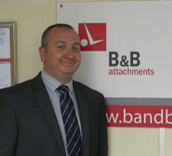 Forklift truck attachments suppliers B&B Attachments appoints Steve Egginton as new Key Accounts Man
