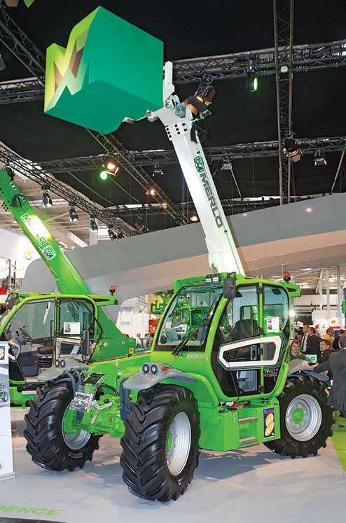 Merlo shows first hybrid telehandler
