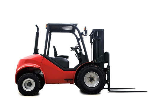 Maximal Compact Rough Terrain Forklift