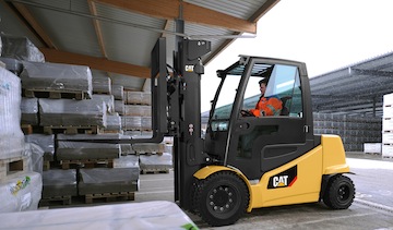 Cat lift trucks introduces new series of electric pneumatic tire lift trucks