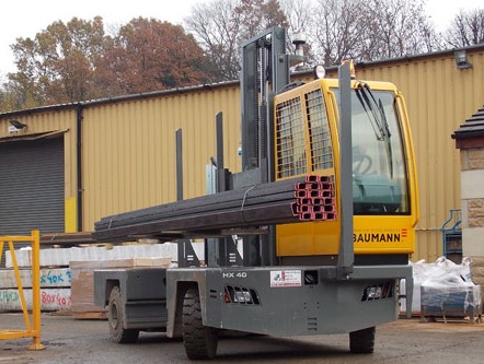 Baumann sideloader is indispensable at JS Burgess Engineering