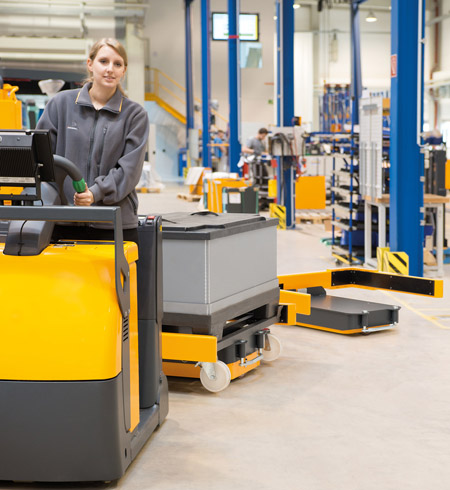 Jungheinrich: One-stop Shop for Tow Train Support