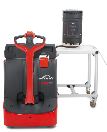 Linde Material Handling develops trucks equipped with lithium-ion batteries----Complete system for l