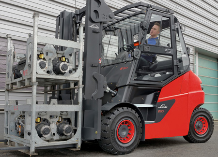 Linde Material Handling unveils electric forklift trucks with a load capacity of 6 to 8 tonnes