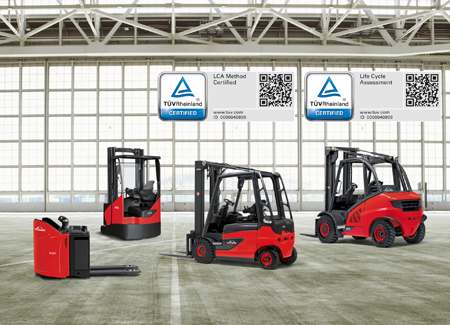 Linde Material Handling introduces life cycle engineering for all major product groups and obtains T
