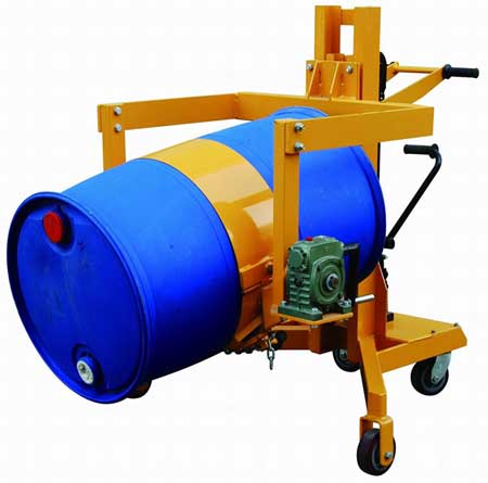 Warrior drum handling equipment for increased workplace safety