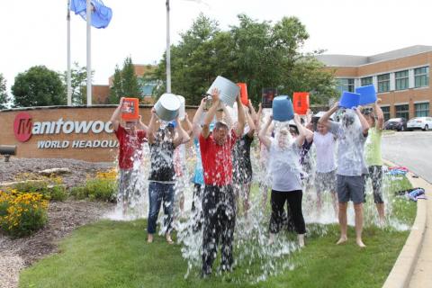 Manitowoc Raises Big Money for ALS wtih ice Bucket Challenge