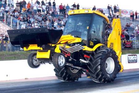 JCB goes for gold with world's fastest backhoe