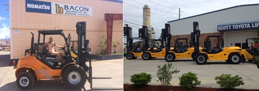 Maximal Rough Terrain Forklift in America