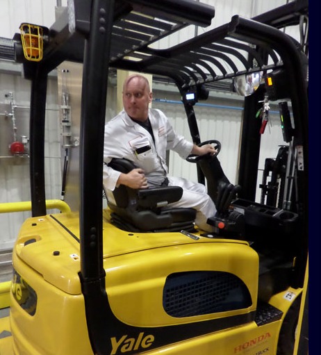 First truley 'Green Fuel' forklift points to emission free future