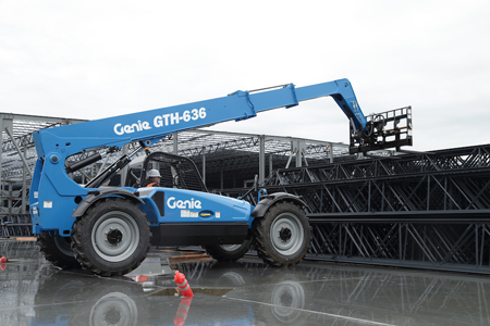 Genie keeps GTH-636 6,000-pound-lift capacity telehandler below 75-horsepower for Tier 4 Final