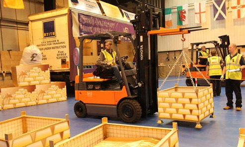 Forklift Operator of the Year 2013 reaps rewards of competition win