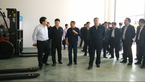 The leader of Qidong City on-the-spot inspection to Jiangsu Gather Power Industry Co.,Ltd