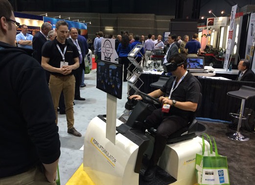 Forklift Simulator wins coveted MHI ‘Best New Innovation Award’ at Chicago’s ProMat 2015 show