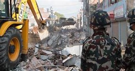 JCB assists after Nepal quake