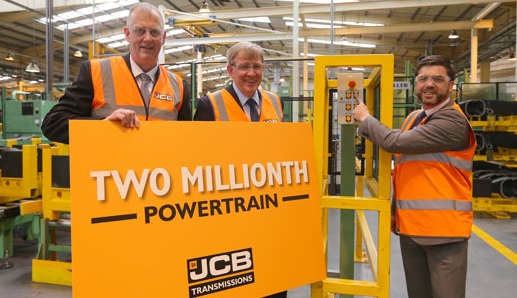 Minister helps mark JCB transmissions' production milestone