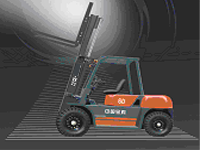 Shuangli 5-10T Diesel Forklift FD50TJ/CPCD50C