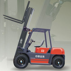 Shuangli 8T Diesel Forklift FD80TJ/CPCD80C_ForkliftNet.com