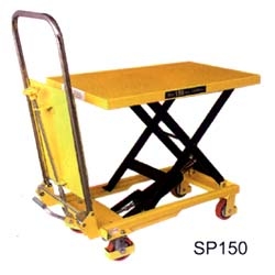 Xilin SP 0.15T Hand Scissor Hydraulic Lift Table SP150_ForkliftNet.com