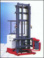 NICHIYU Three-way High Level Man-down Stacker High Level Stacker