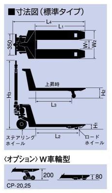 OPK 2T Hand Pallet Truck CP-20L-85