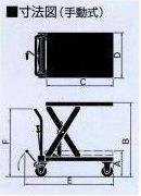 OPK 0.4T Hand Hydraulic Lift Table LT-H400-8M