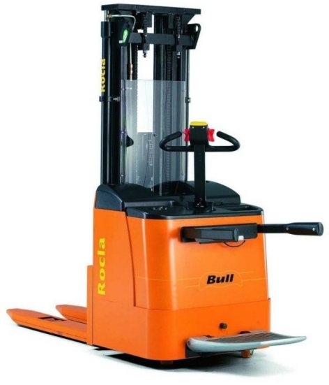 Rocla 1.2T Stand-on-board Full Electric Stacker SP12_ForkliftNet.com