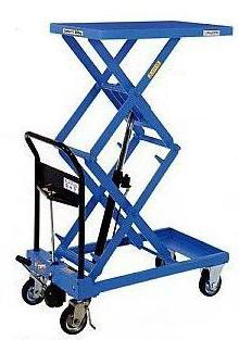 OPK 0.2T Two-section-lift Hand Hydraulic Lift Table LT-WH200-13_ForkliftNet.com