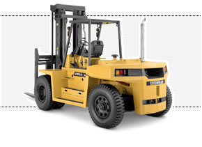 CAT DP100 22000 Pounds Diesel Counter Balanced Truck DP100_ForkliftNet.com