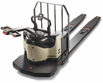 Crown PE 4000 Series 6000-8000 Pounds Stand-on-board Electric Pallet Truck PE 4000 Series